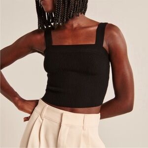 Abercrombie & Fitch Ottoman Square Neck Tank Top